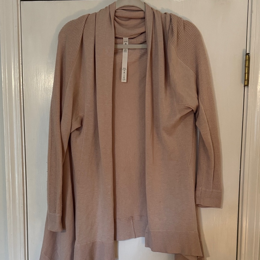 Lululemon Light Blush Open-Front Women's Cardigan Sweater